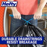 Hefty Extra Strong Extra Large Trash Bags 33 Gallon, 20 ct, thumbnail image 4 of 6