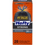 Hefty Extra Strong Multipurpose Large Trash Bags 30 Gallon, 28 ct, thumbnail image 1 of 7