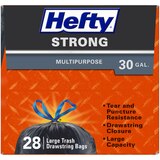 Hefty Extra Strong Multipurpose Large Trash Bags 30 Gallon, 28 ct, thumbnail image 2 of 7
