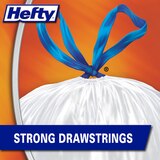 Hefty Strong Drawstring Tall Kitchen Bags 13 Gallon, 45 ct, thumbnail image 5 of 5