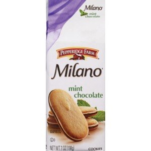 Pepperidge Farm Milano Distinctive Cookies Milano Mint