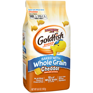 Pepperidge Farm Gold Fish - Refrigerios horneados de granos integrales, Cheddar