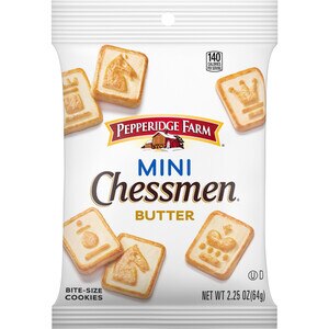Pepperidge Farm Chessmen Mini Butter Cookies, 2.25 Oz