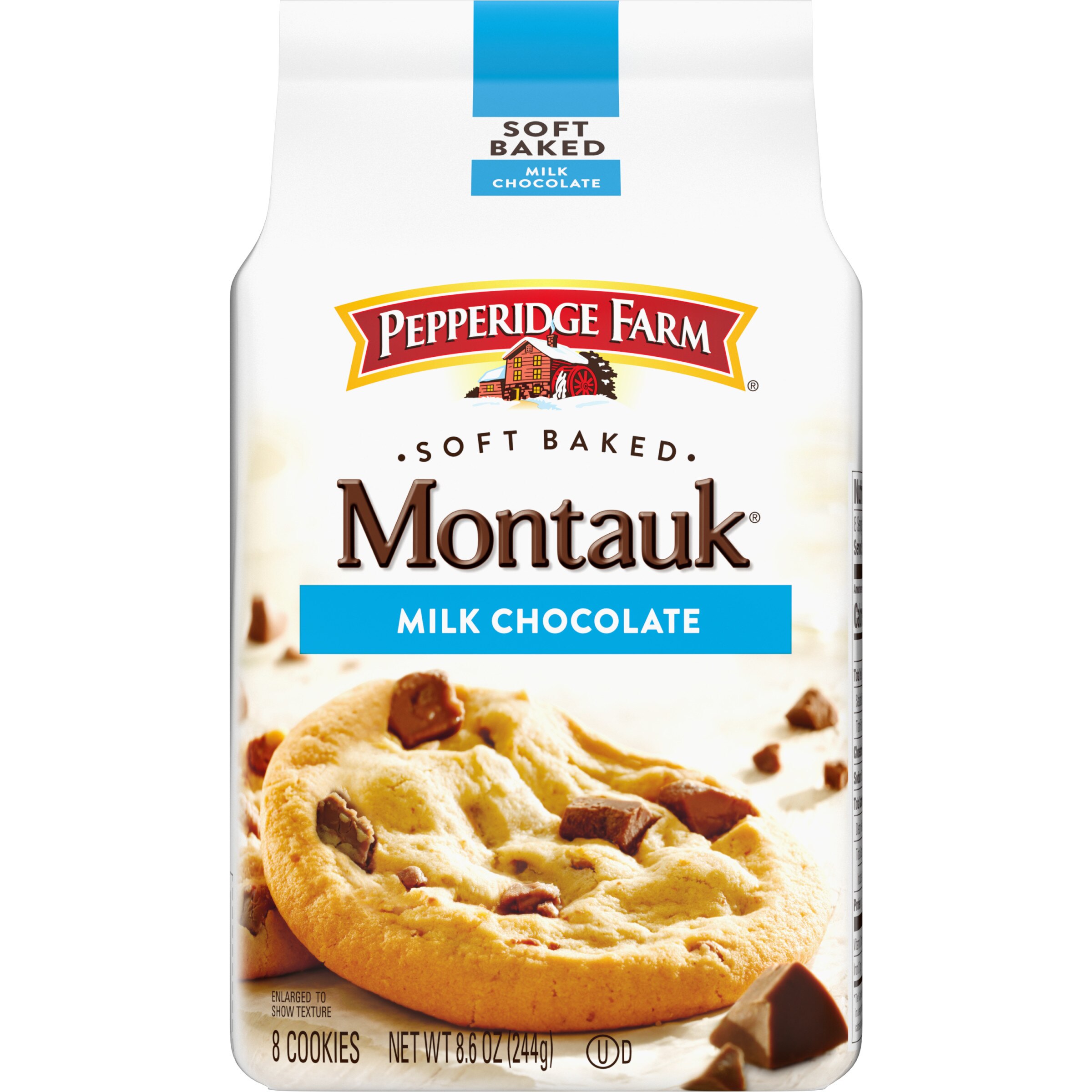 Pepperidge Farm Montauk Soft Baked Milk Chocolate Chunk Cookies, 8.6 Oz , CVS