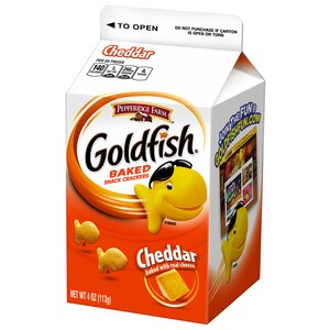 Pepperidge Farm Gold Fish - Galletas horneadas para refrigerio, Cheddar