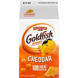 Goldfish Cheddar Baked Snack Crackers, 30 OZ