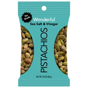 Wonderful Pistachios No Shells, Sea Salt & Vinegar Nuts, 2.25 Oz , CVS