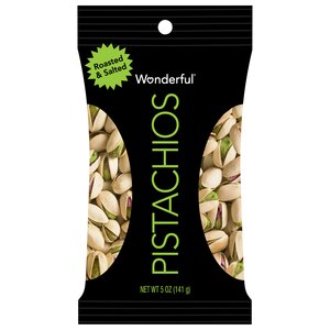 Wonderful Pistachios Roasted and Salted, Resealable Pouch