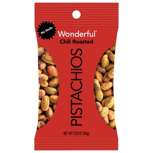 Wonderful Pistachios, No Shells, Chili Roasted Nuts