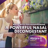 Allegra-D 12HR Allergy Relief & Decongestant Extended Release Tablets, Non-Drowsy, thumbnail image 5 of 7