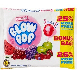  Charms Blow Pops Assorted Pops 