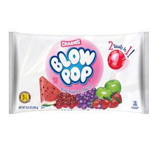 Charms Blow Pop Assorted Flavor Lollipops, 10.4 OZ Bag