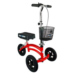 KneeRover Small Petite Adult All Terrain Knee Scooter Knee Walker, Red , CVS