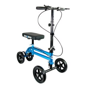 KneeRover Steerable Economy Knee Scooter With Dual Braking System In Metallic Blue , CVS