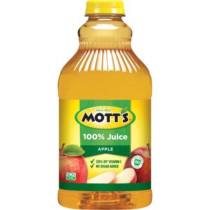Mott's 100% Original - Jugo de manzana, 64 oz