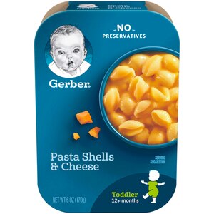 Gerber Lil Meals Pasta Shells and Cheese Tray