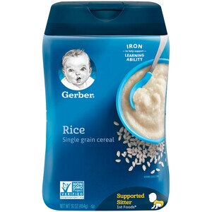  Gerber Single Grain Rice For Baby 