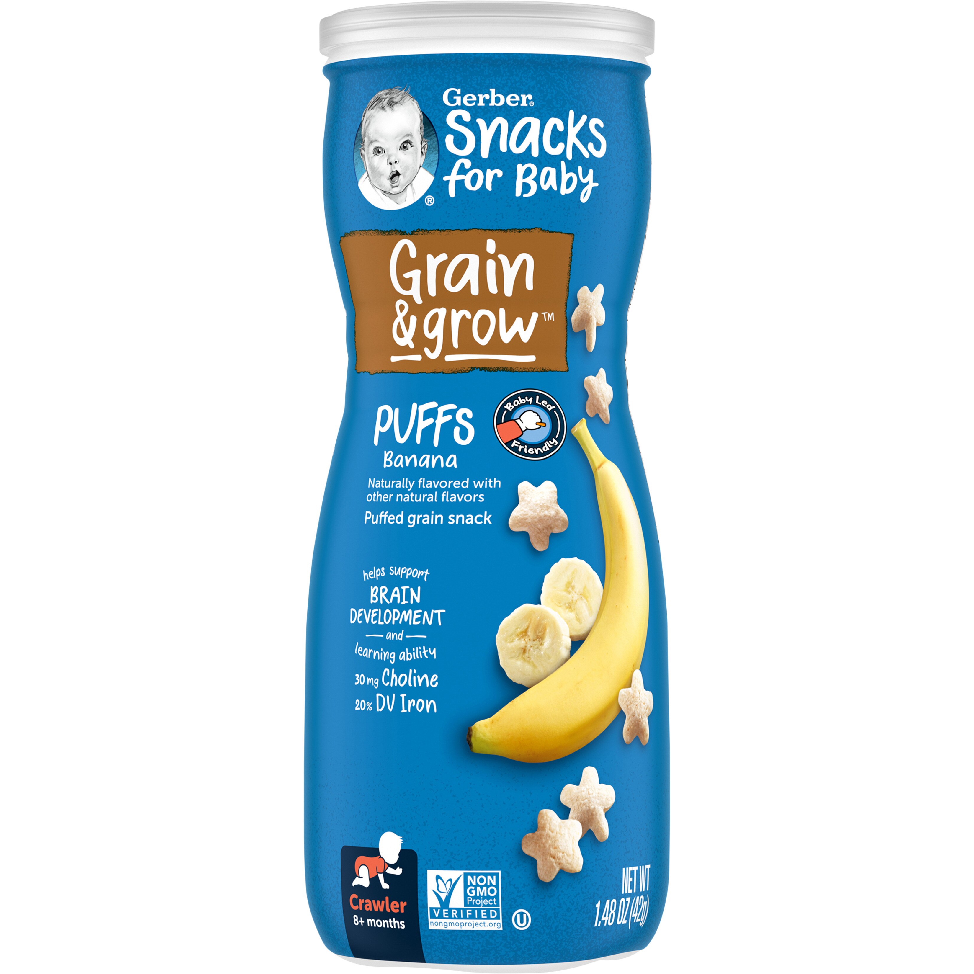 Gerber Grain & Grow Banana Puffs, 1.48 Oz , CVS