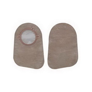 Hollister New Image 2-piece Closed Pouch with AF300 Filter Beige, 60CT, 1-3/4"" Flange