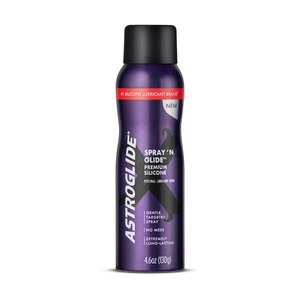 Astroglide X Silicone Spray n' Glide Premium Silicone Personal Lubricant Spray, 4.6 OZ