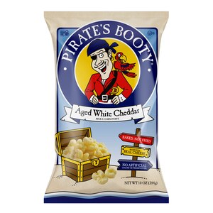 Pirate's Booty Aged White Cheddar Rice & Corn Puffs, 10 OZ
