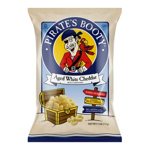 Pirate's Booty Baked Rice And Corn Puffs, Aged White Cheddar, 4 Oz , CVS