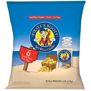 Pirate's Booty Pirates Booty Aged White Cheddar Puffs Multipack, 6 Ct, 6 Oz - 1 Oz , CVS