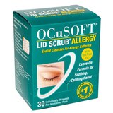 OCuSOFT Lid Scrub Allergy Eyelid Cleanser, 30 ct , thumbnail image 1 of 6