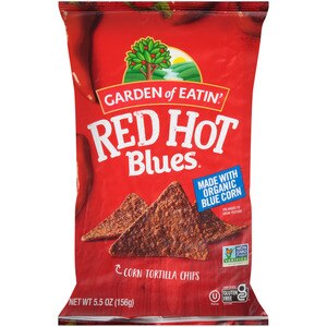 Garden of Eatin' Red Hot Blues Corn Tortilla Chips, 5.5 OZ