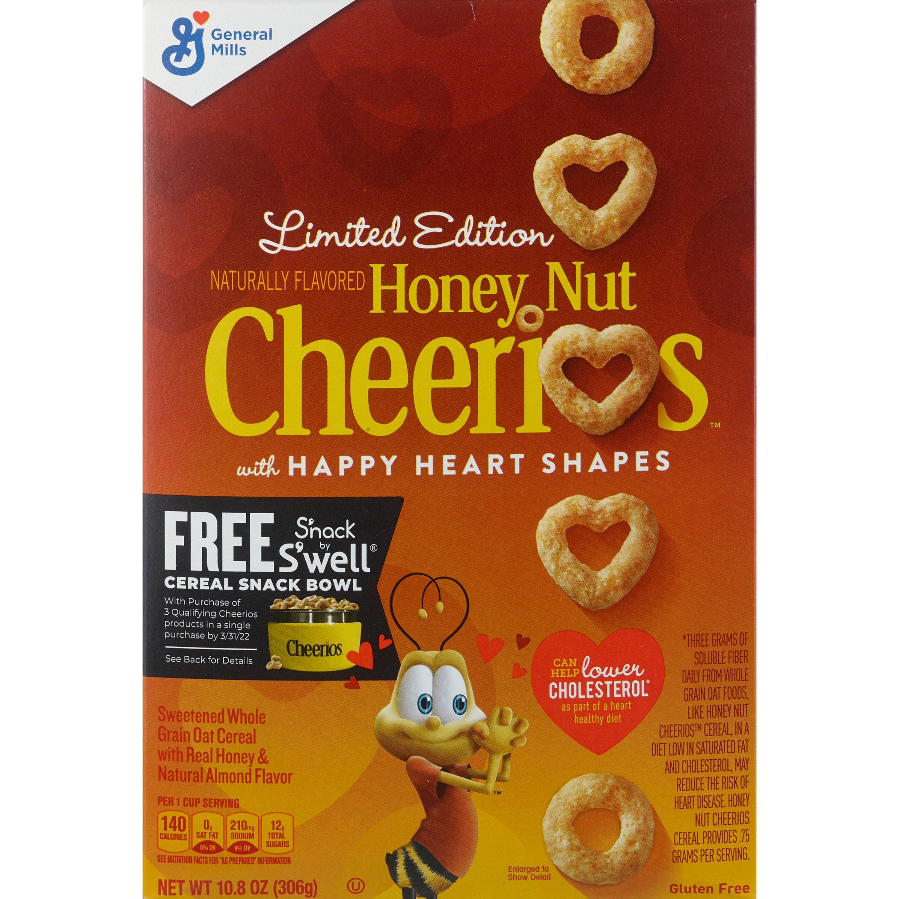 Cheerios Honey Nut Cereal, 12.25 oz