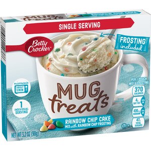 Betty Crocker Mug Treats Rainbow Chip Cake Mix, 3.2 Oz - 3 Oz , CVS