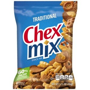 Chex Mix Traditional, una porción