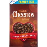 Chocolate Cheerios Breakfast Cereal with Oats Family Size, 19.2 oz, thumbnail image 1 of 3