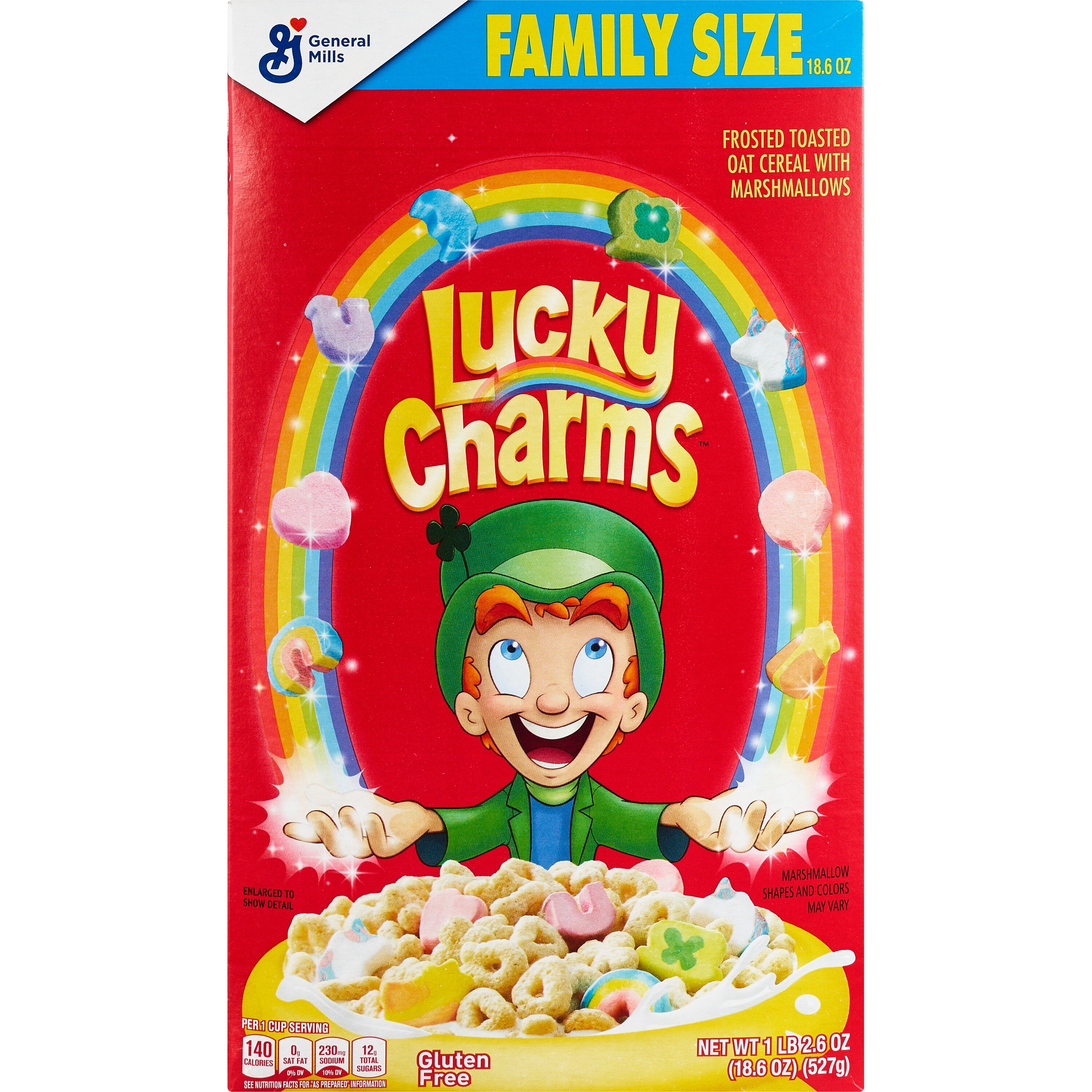 General Mills Lucky Charms, Family Size, 18.6 Oz , CVS