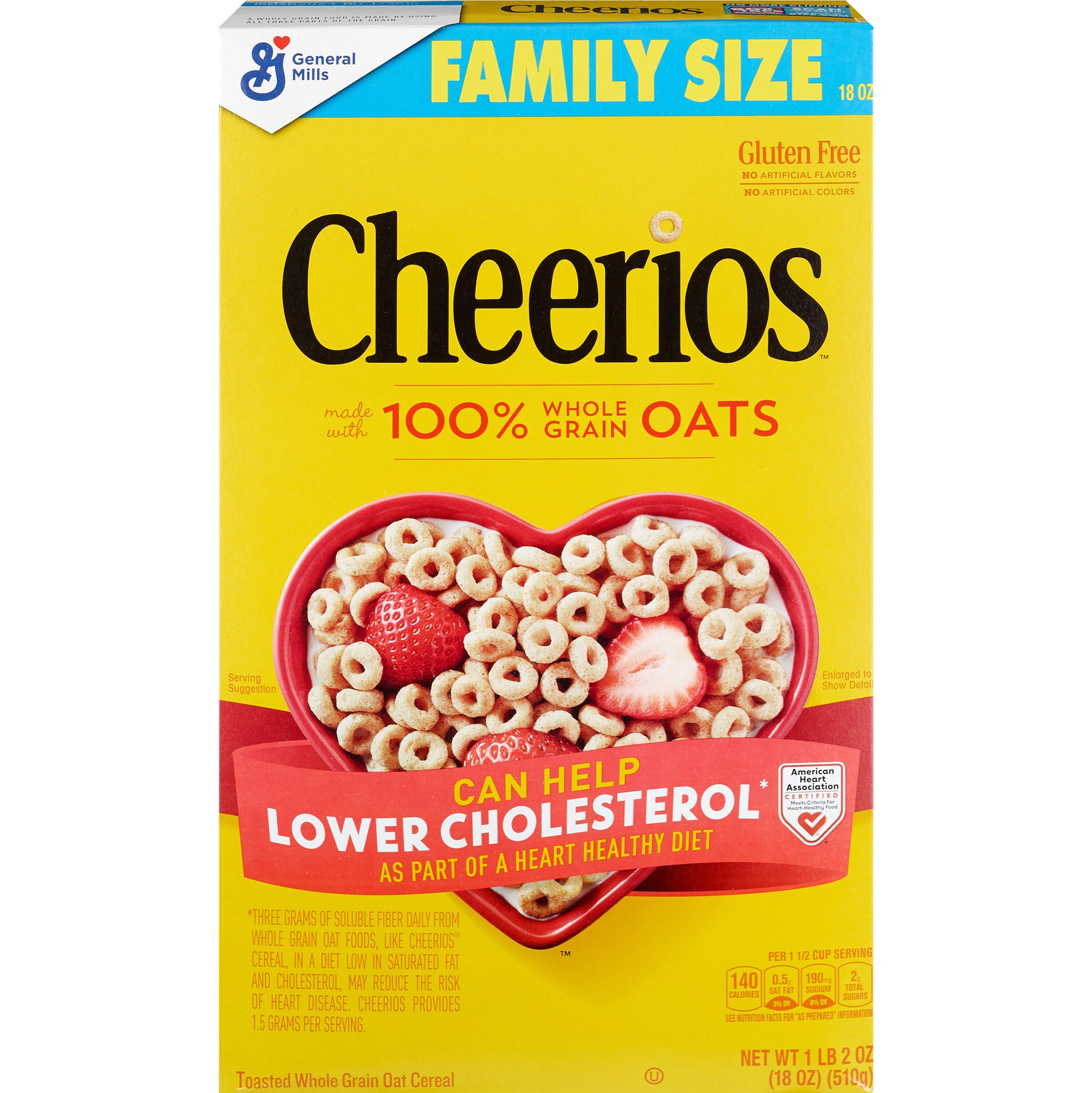 Cheerios Cereal, Original, 18 Oz , CVS