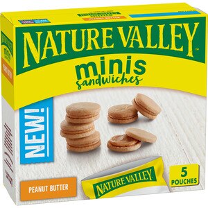 Nature Valley Minis Peanut Butter Sandwiches, 5 CT