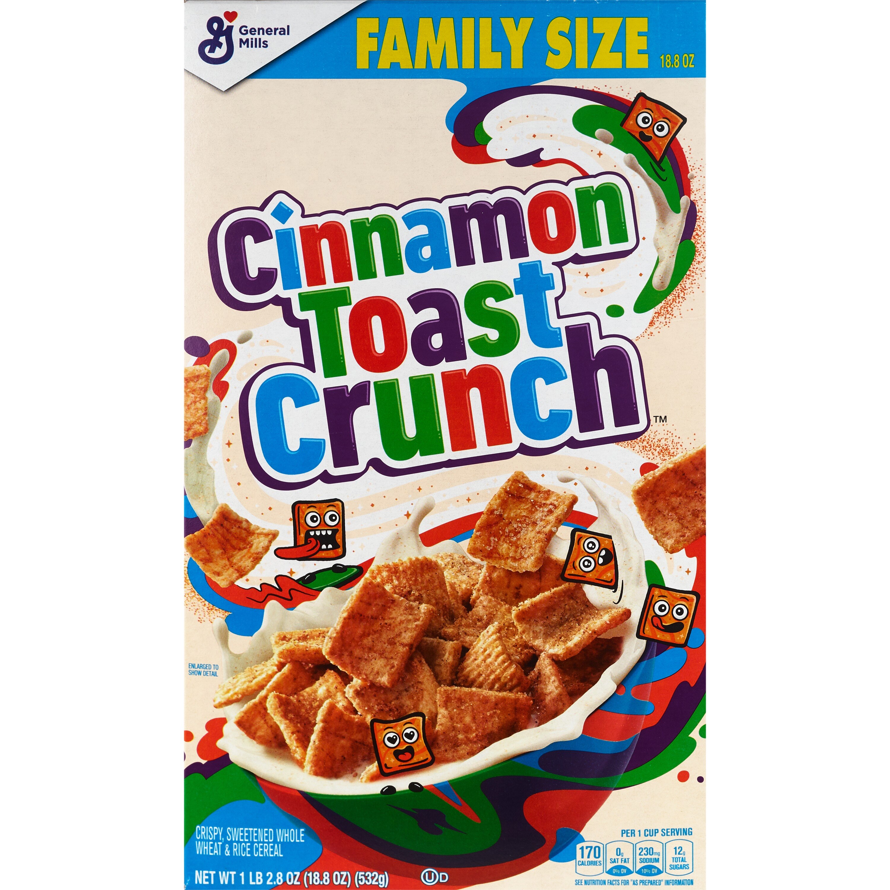 General Mills Cinnamon Toast Crunch, 20.25 Oz - 18.8 Oz , CVS