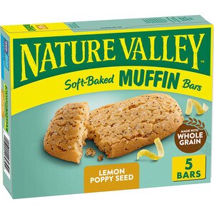 Nature Valley Lemon Poppy Seed Soft-Baked Muffin Bars, 5 Ct - 1.24 Oz , CVS