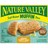 Nature Valley Lemon Poppy Seed Soft-Baked Muffin Bars, 5 ct, thumbnail image 2 of 3