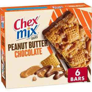 Chex Mix Peanut Butter Chocolate Bars, 6 CT