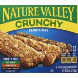Nature Valley Crunchy Granola Bars, Variety Pack, 6 ct, 8.94 oz, thumbnail image 1 of 7