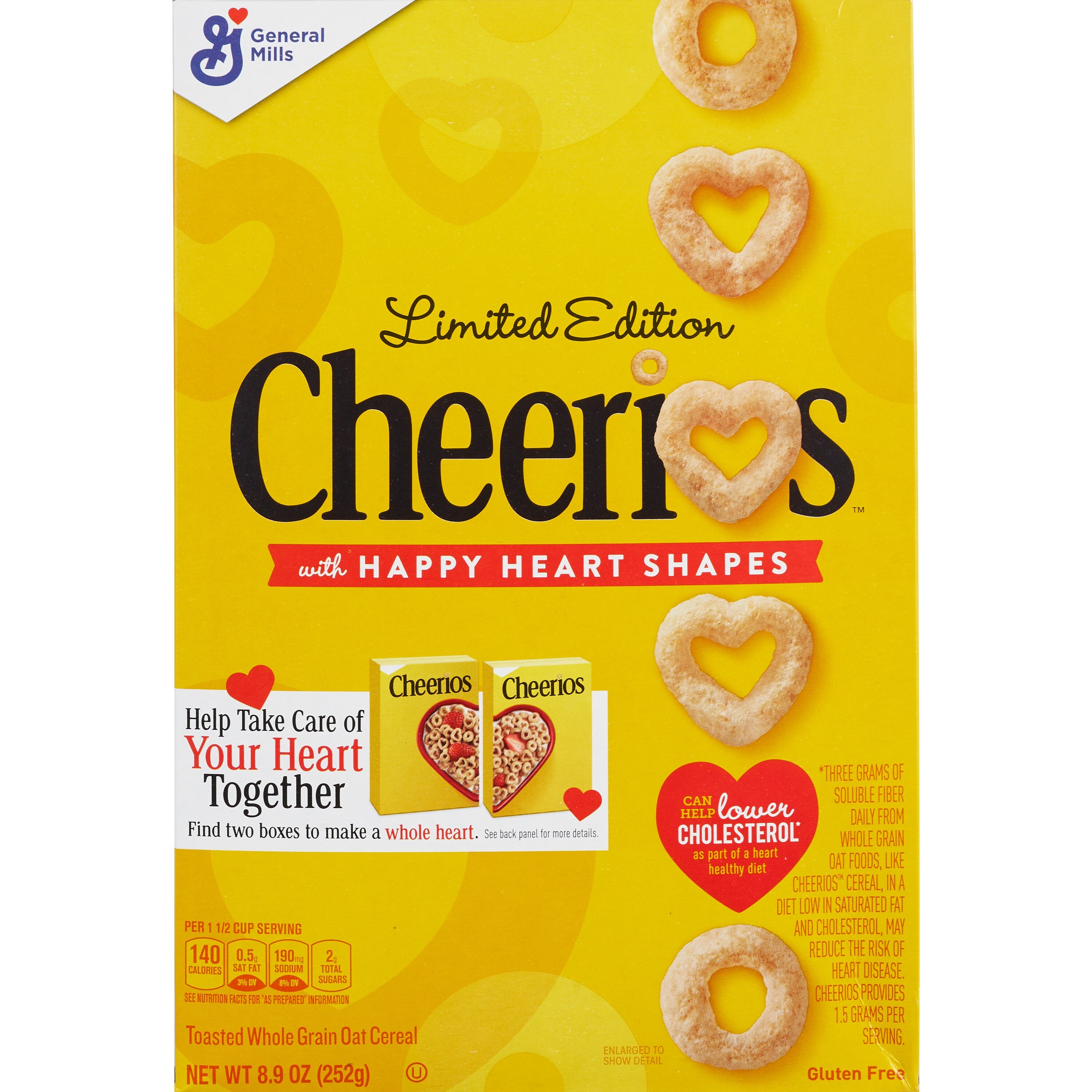 Cheerios Cereal, Heart Shaped, 8.9 Oz , CVS