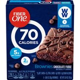 Fiber One 70 Calorie Chocolate Fudge Brownies, 6 ct, thumbnail image 1 of 3
