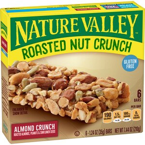 Nature Valley Roasted Nut Crunch Bars, 6 Ct - 1.2 Oz , CVS