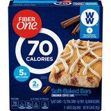 Fiber One 70 Calorie Cinnamon Coffee Cake Soft-Baked Bars, 6 ct, thumbnail image 1 of 3