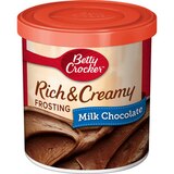 Betty Crocker Rich & Creamy Milk Chocolate Frosting, 16 oz, thumbnail image 1 of 5