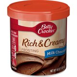 Betty Crocker Rich & Creamy Milk Chocolate Frosting, 16 oz, thumbnail image 2 of 5
