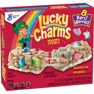 Lucky Charms Treat Bars, 8 Ct - 0.85 Oz , CVS