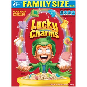 General Mills Lucky Charms - Cereales, tamaño familiar