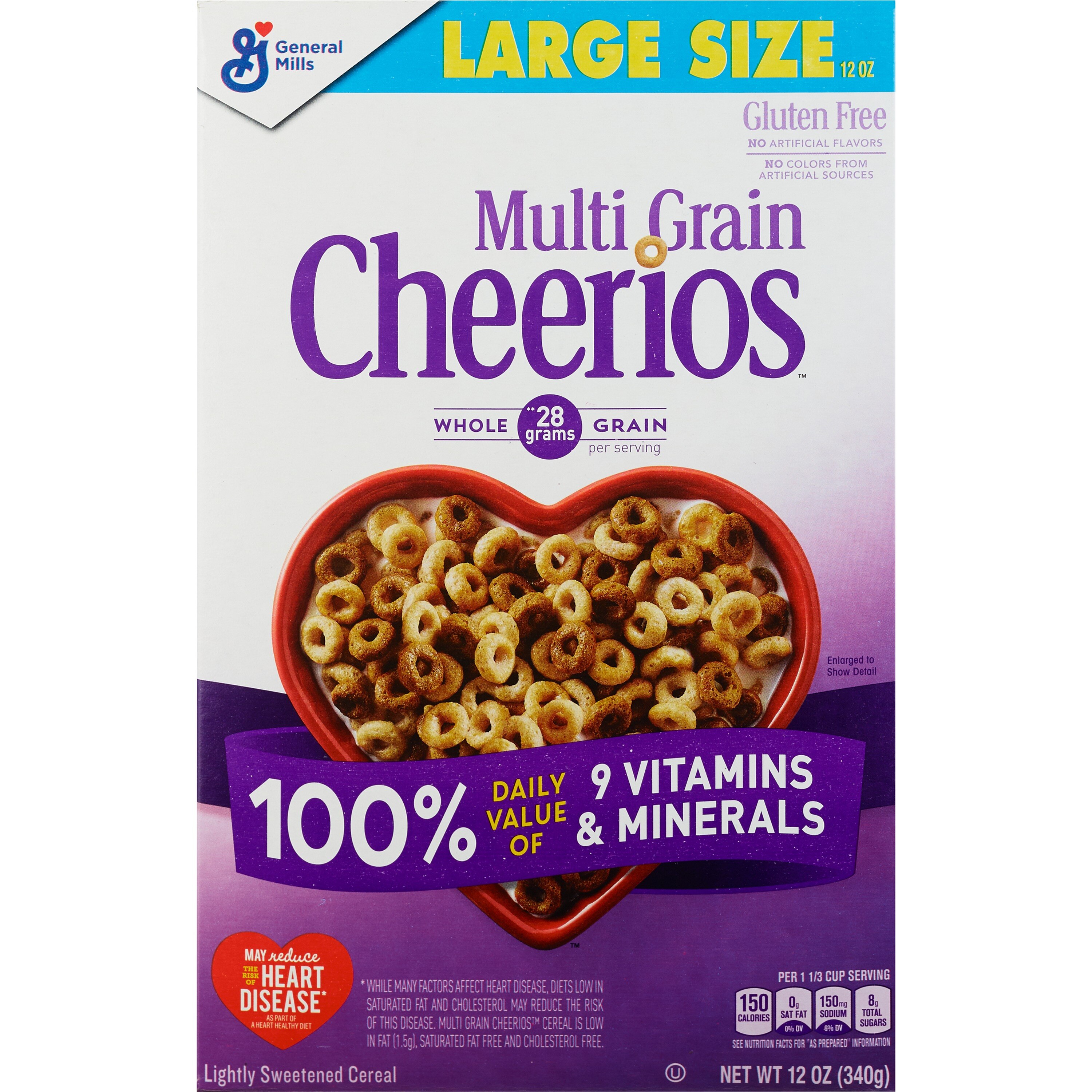 Cheerios MultiGrain Cereal, 12 Oz , CVS